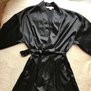 Satin Black VS Robe
